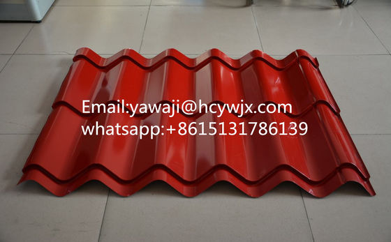 Verimli Popüler Camlı Tile Roll Eski Camlı Tile Roll Forming Machine