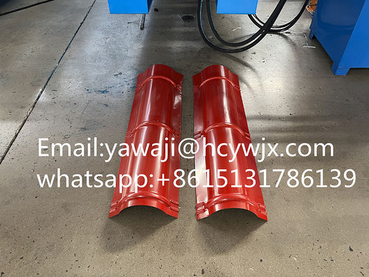 3 Fazlı 400mm Renkli Sac Kapatma Makinesi Şekillendirme Makinesi / Rulo Formu Ekipmanları