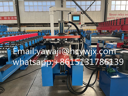 3 Fazlı 400mm Renkli Sac Kapatma Makinesi Şekillendirme Makinesi / Rulo Formu Ekipmanları