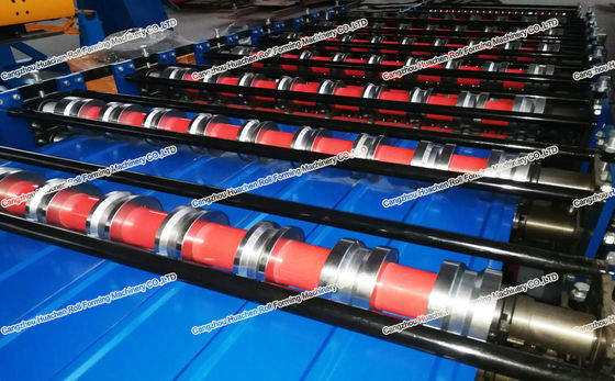 Çift Katmanlı Renk Sac Rulo Şekillendirme Makineleri Sac Genişliği 1250mm