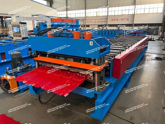 Metal Plakalı Çatı Paneli Rulo Yapma Makinesi