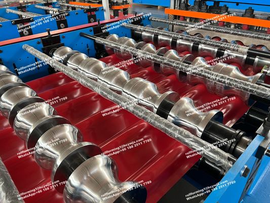 Çatı Plakası Formasyon Makinesi/Plakalı Plakası Yapım Makinesi/Çelik Yapraklı Plakası Former