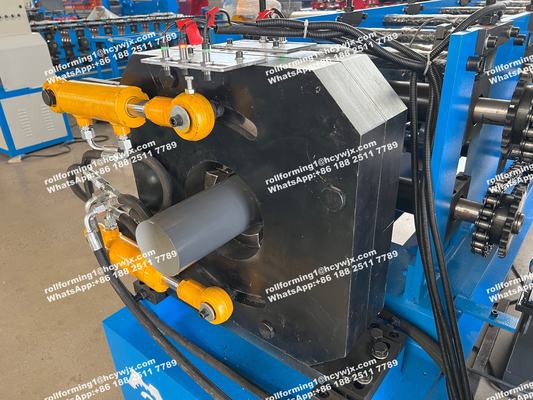 Yağmur suyu çelik aşağı boru rulo şekillendirme makinesi 333