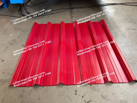 1250mm Genişliği ve 0.3-0.6mm Kalınlığı Taş Üretimi için PLC Kontrolü ile Çift Katmanlı Rulo Yapım Makinesi