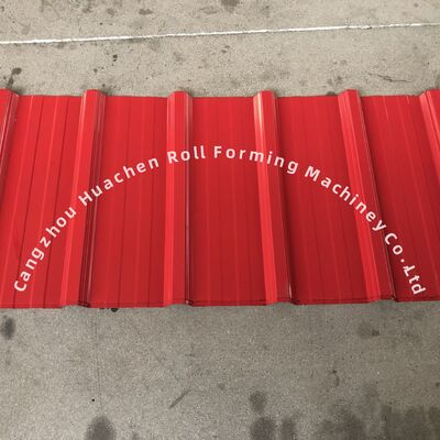 1250mm Genişlik, 15m/dak Hız ve PPGI/GI Malzeme için Çift Katmanlı Sıralı Panel Form Makinesi