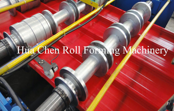 4 Kw Trapezoidal Roof Panel Roll Forming Machine With Hydraulic Cutter