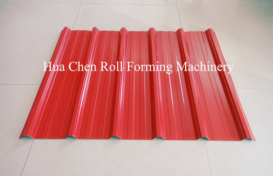 Auto Color Steel Roofing Sheet Metal Roll Forming Machines / Equipment In Plant