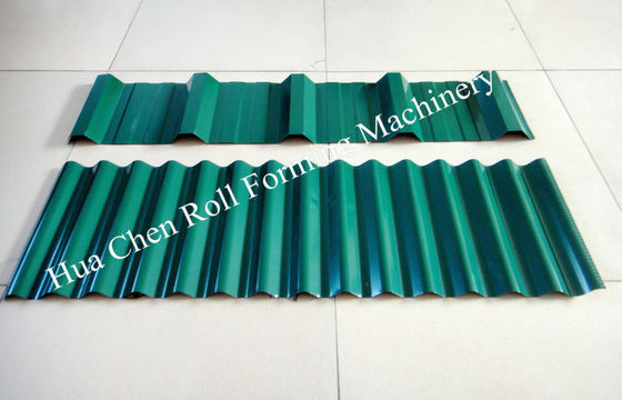 CE ile Çelik Levha için IBR ve Oluklu Çift Katmanlı Rulo Şekillendirme Makinesi