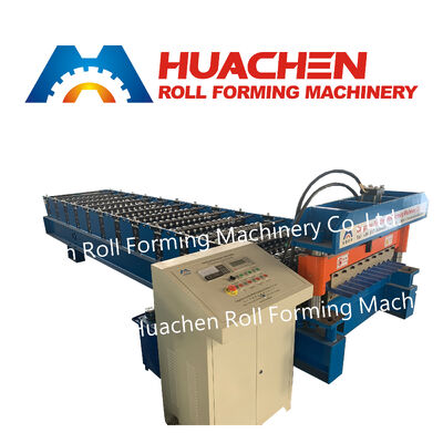 Camlı Plak Çatı Yapısı Metal Rulo Formasyon Makinesi