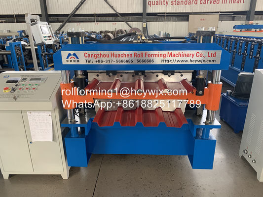 IBR Duvar ve Çatı Levha Çift Katmanlı Rulo Şekillendirme Makinesi Moğolistan Tarzı