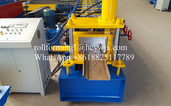 Metal Pencere Çerçevesi PLC 0.8mm Çelik Kapı Kasası Yapma Makinesi