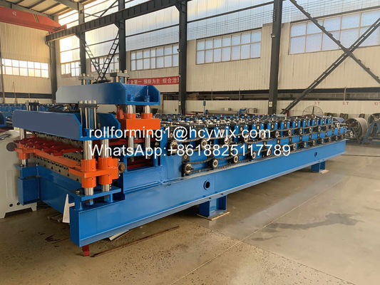 Yüksek Hızlı Çift Katmanlı Rulo Şekillendirme Makinesi 380V 50Hz 3 Faz