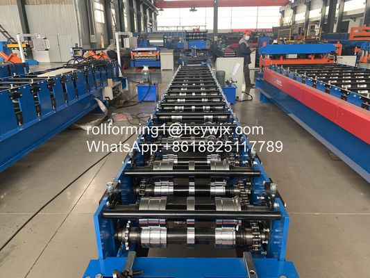 Cr12 0.7mm Kendinden Kilitlemeli 400mm Çatı Kaplama Rulo Şekillendirme Makinesi