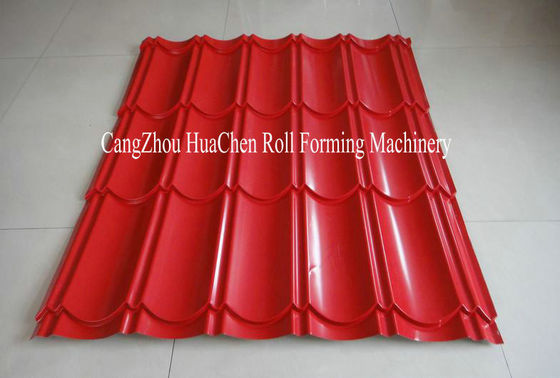 Hydraulic Cutting Double Layer Steel Sheet Roof Forming Machine With 2 Profiles in One