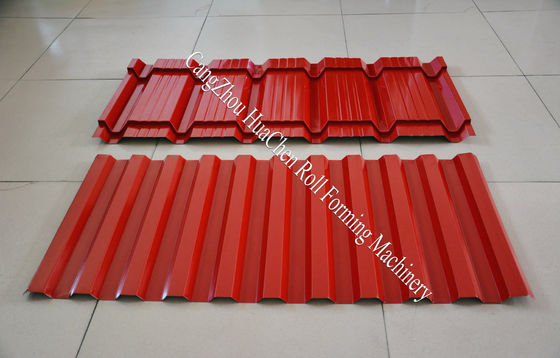 Şekillendirme Hızı 8-12m / Min Çift Katmanlı Rulo Şekillendirme Makinesi Mil Çapı 76mm