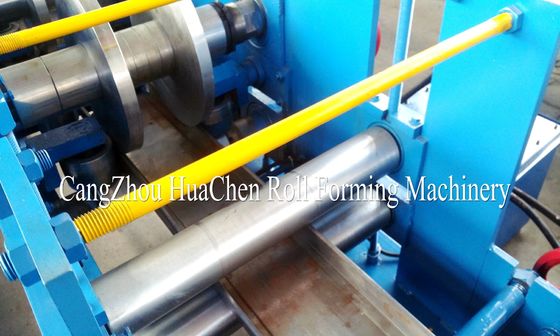 Steel Channel C Purlin Roll Forming Machine 13 Rows Hydraulic control